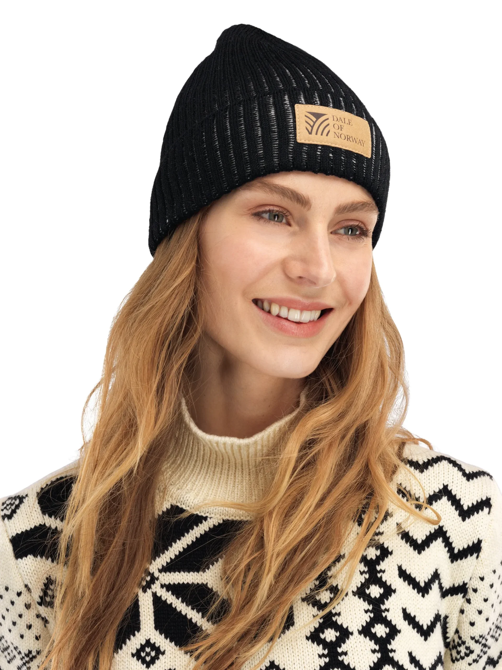 Dale of Norway Luer-Alvoy Lue Norsk Ull Sort