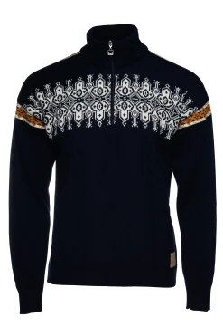 Dale of Norway Half-Zip-Aspoy Ullgenser Herre Navy Offwhite
