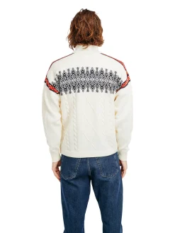 Dale of Norway Half-Zip-Aspoy Ullgenser Herre Offwhite Navy
