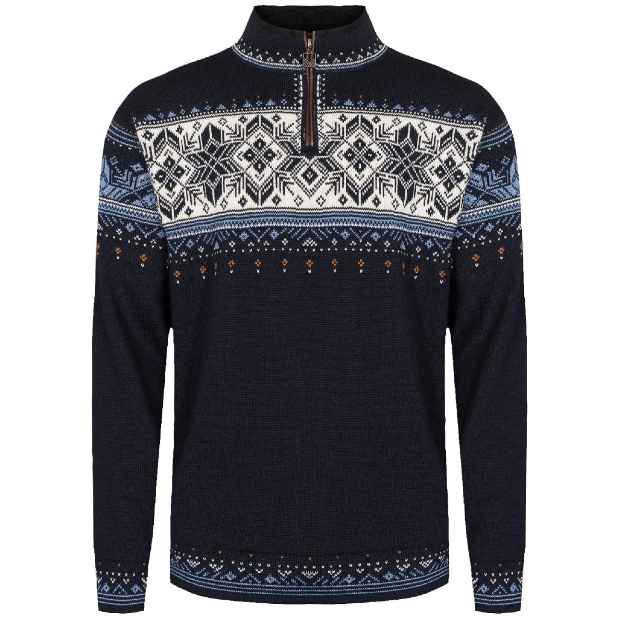 Dale of Norway Half-Zip-Blyfjell Ullgenser Unisex Mork Bla