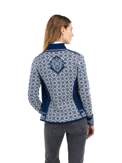 Dale of Norway Kort Ulljakke Og Cardigan-Christiania Ulljakke - Merino Ultramarine