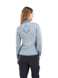 Dale of Norway Kort Ulljakke Og Cardigan-Christiania Ulljakke - Merino Lys Bla Offwhite