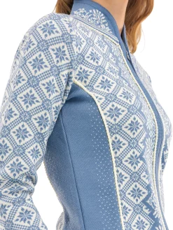 Dale of Norway Kort Ulljakke Og Cardigan-Christiania Ulljakke - Merino Lys Bla Offwhite