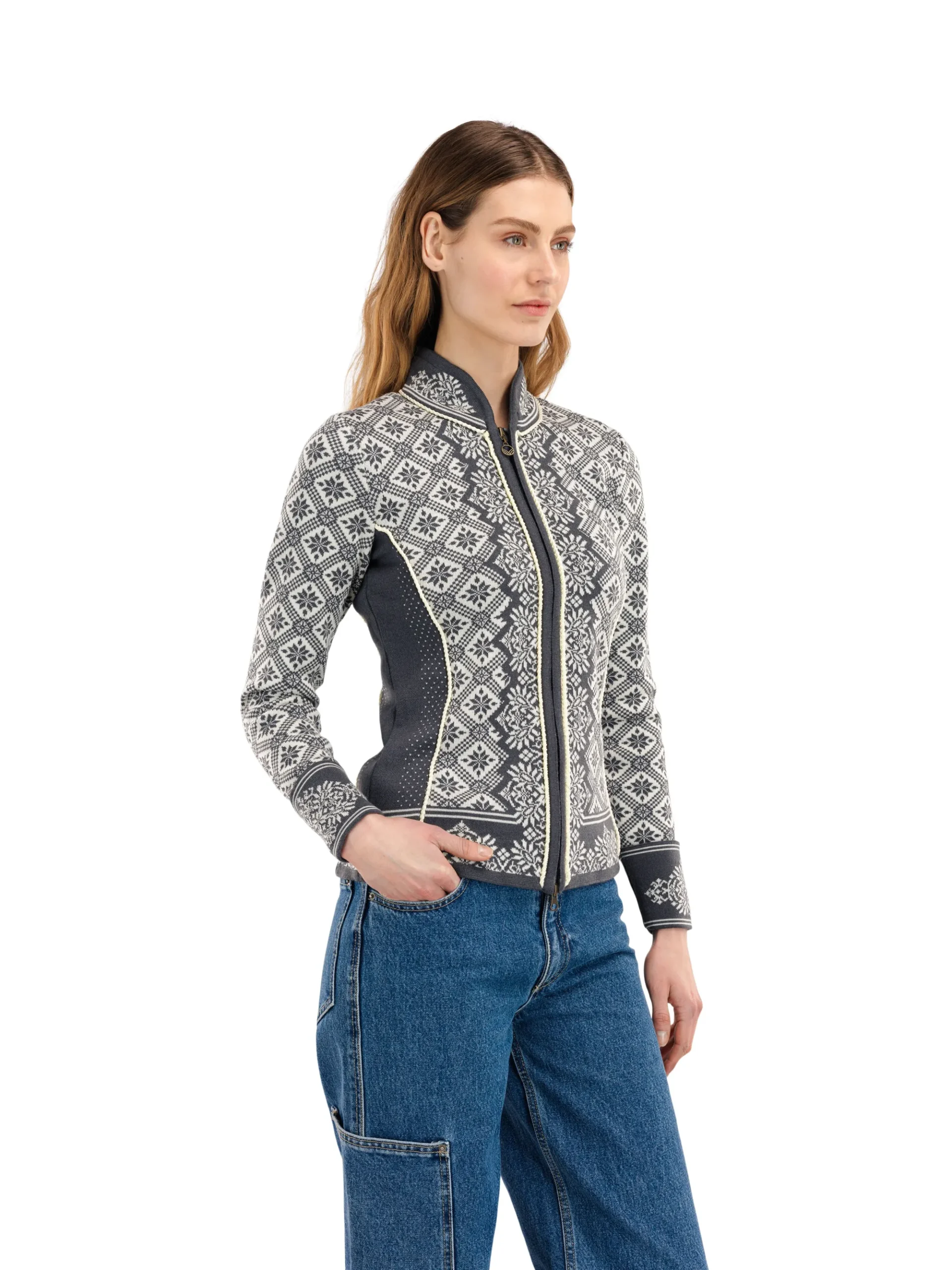 Dale of Norway Kort Ulljakke Og Cardigan-Christiania Ulljakke - Merino Gra