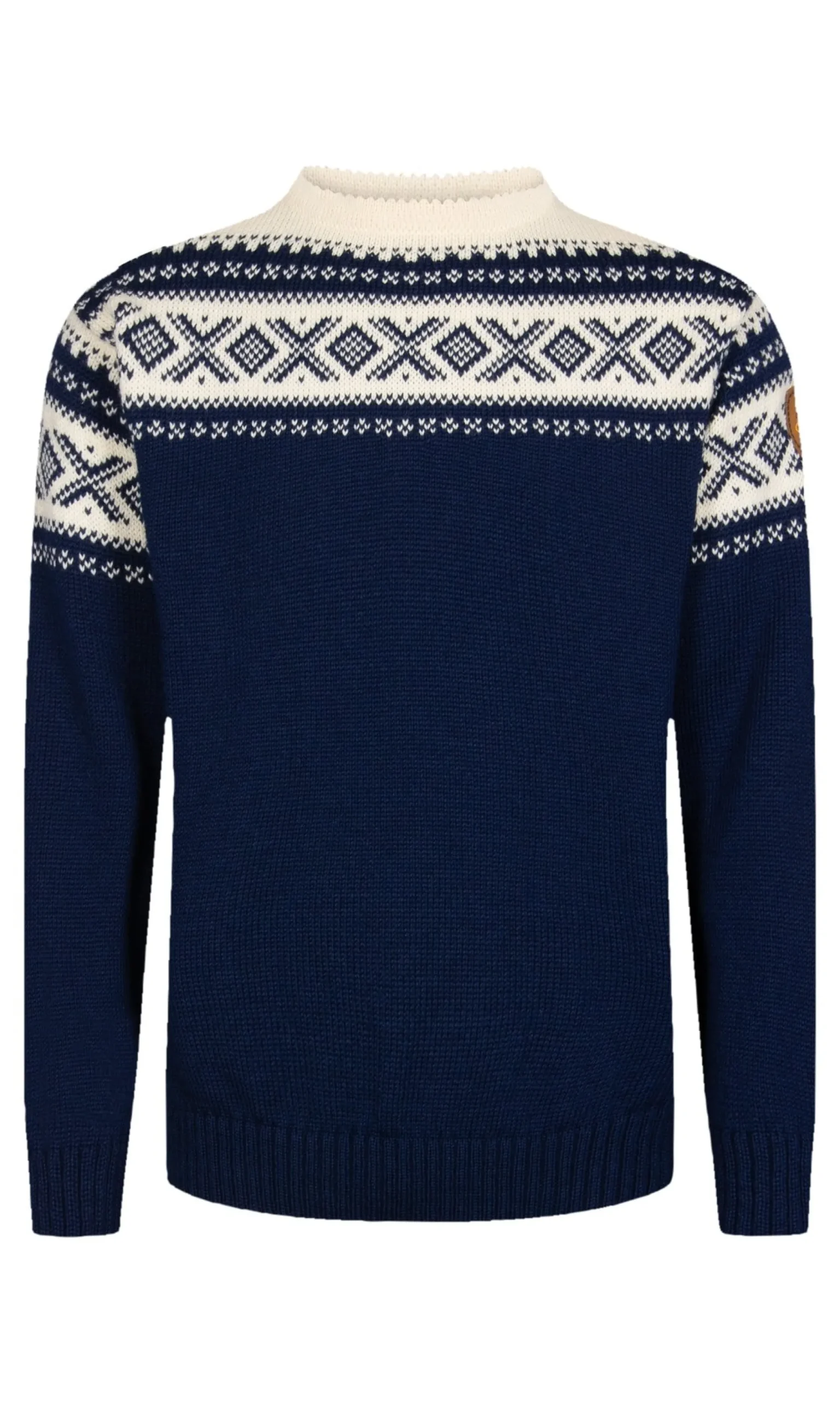 Dale of Norway Rund Hals-Cortina 1956 Unisex Genser - Norsk Ull Mork Bla