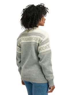 Dale of Norway Rund Hals-Cortina 1956 Unisex Genser - Norsk Ull Gra