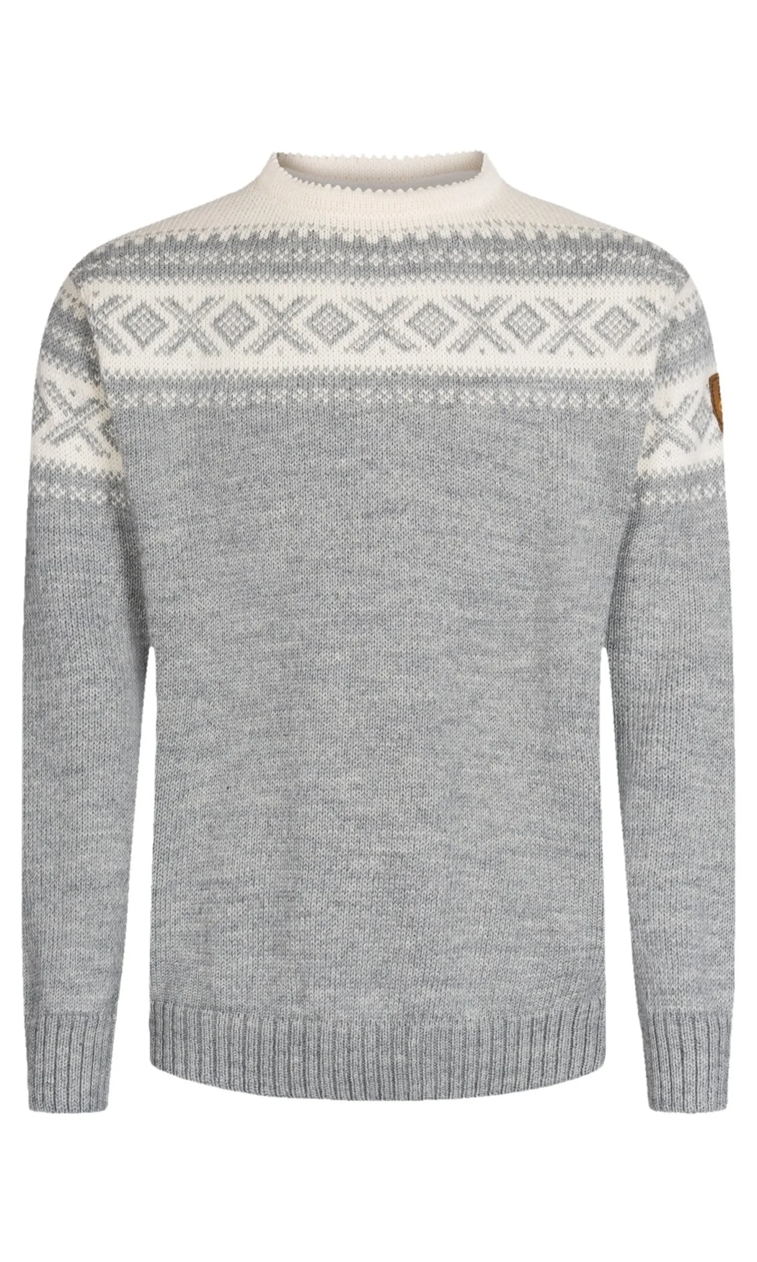 Dale of Norway Rund Hals-Cortina 1956 Unisex Genser - Norsk Ull Gra