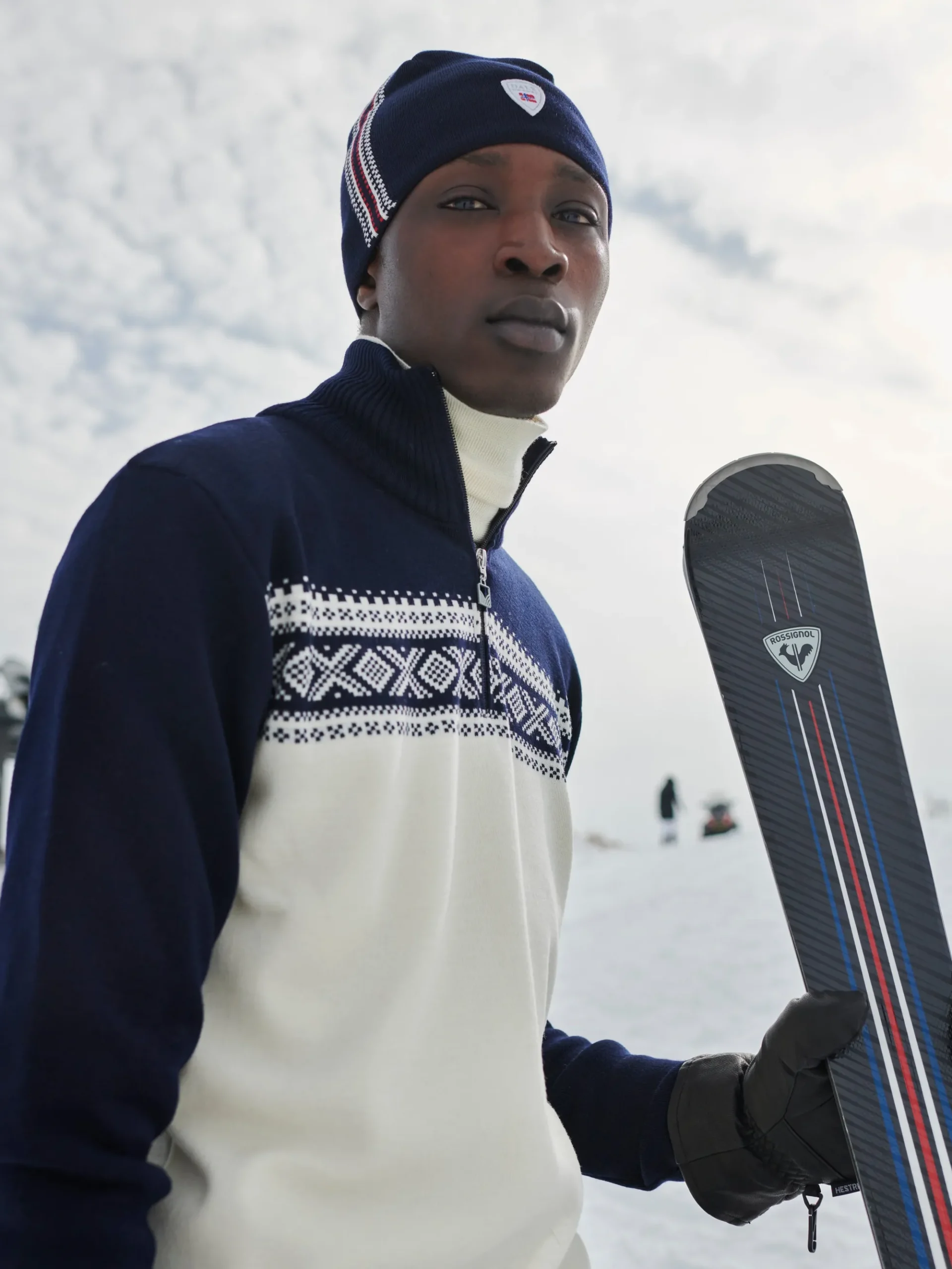 Dale of Norway Half-Zip-Dalestolen Merino Ullgenser Herre Offwhite