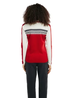 Dale of Norway Half-Zip-Dystingen Merino Ullgenser Dame Rod