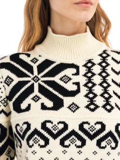 Dale of Norway Høy Hals-Fannaraki Ullgenser Offwhite