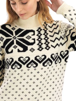 Dale of Norway Høy Hals-Fannaraki Ullgenser Offwhite