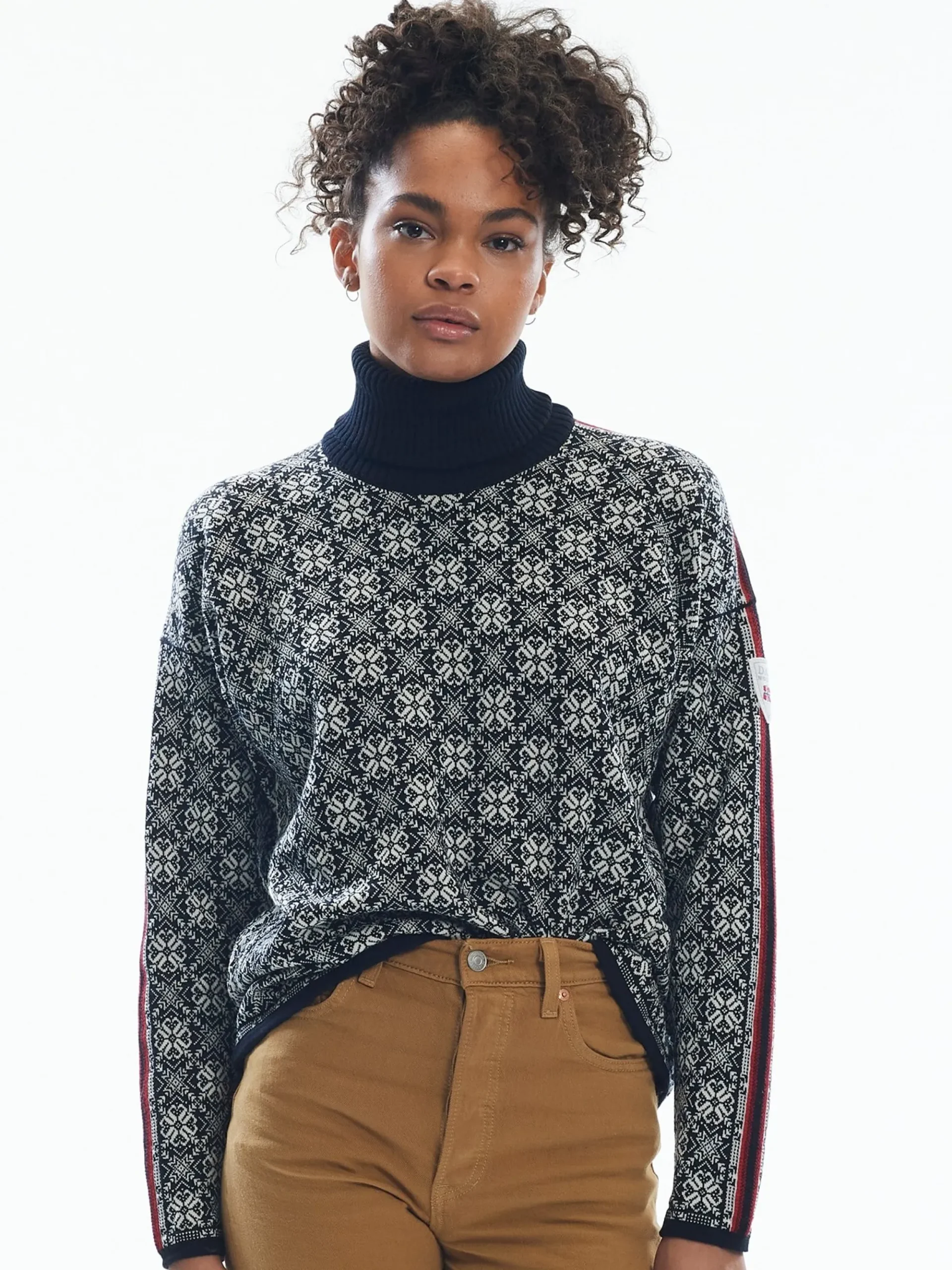 Dale of Norway Høy Hals-Firda Ullgenser - Merino Sort