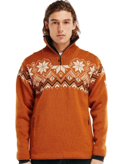 Dale of Norway Weatherproof-Fongen Ullgenser - Vindstopper Brun