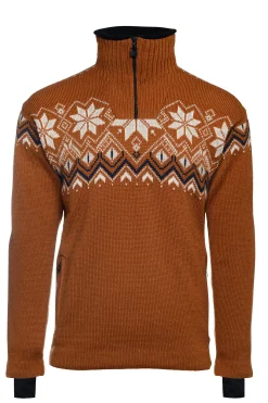 Dale of Norway Weatherproof-Fongen Ullgenser - Vindstopper Brun