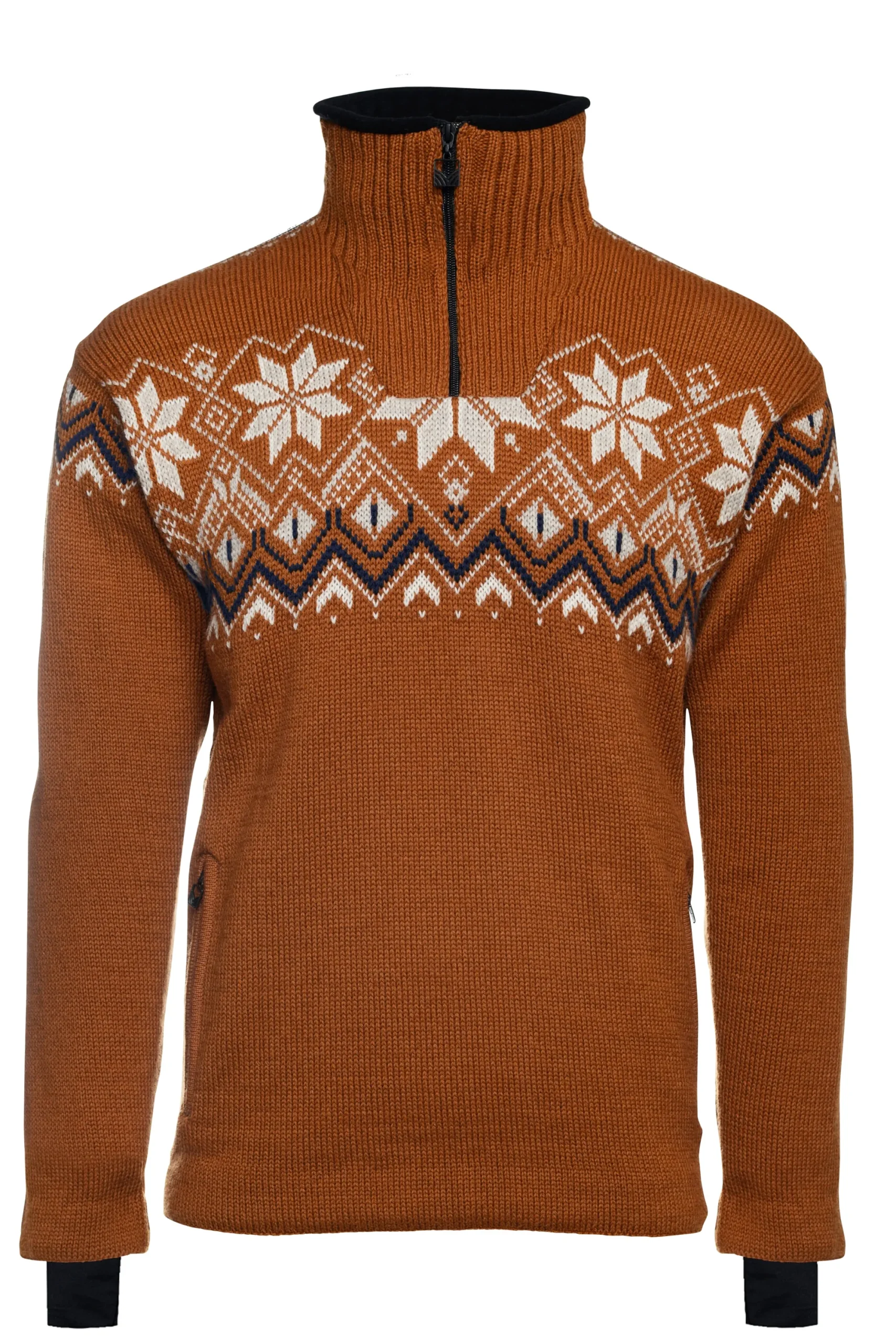 Dale of Norway Weatherproof-Fongen Ullgenser - Vindstopper Brun