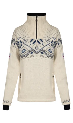 Dale of Norway Weatherproof-Fongen Ullgenser - Vindstopper Hvit
