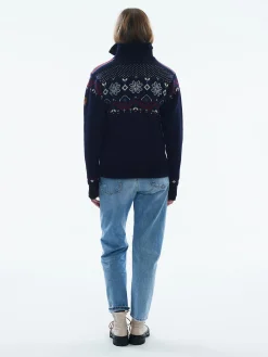 Dale of Norway Weatherproof-Fongen Ullgenser - Vindstopper Mork Bla