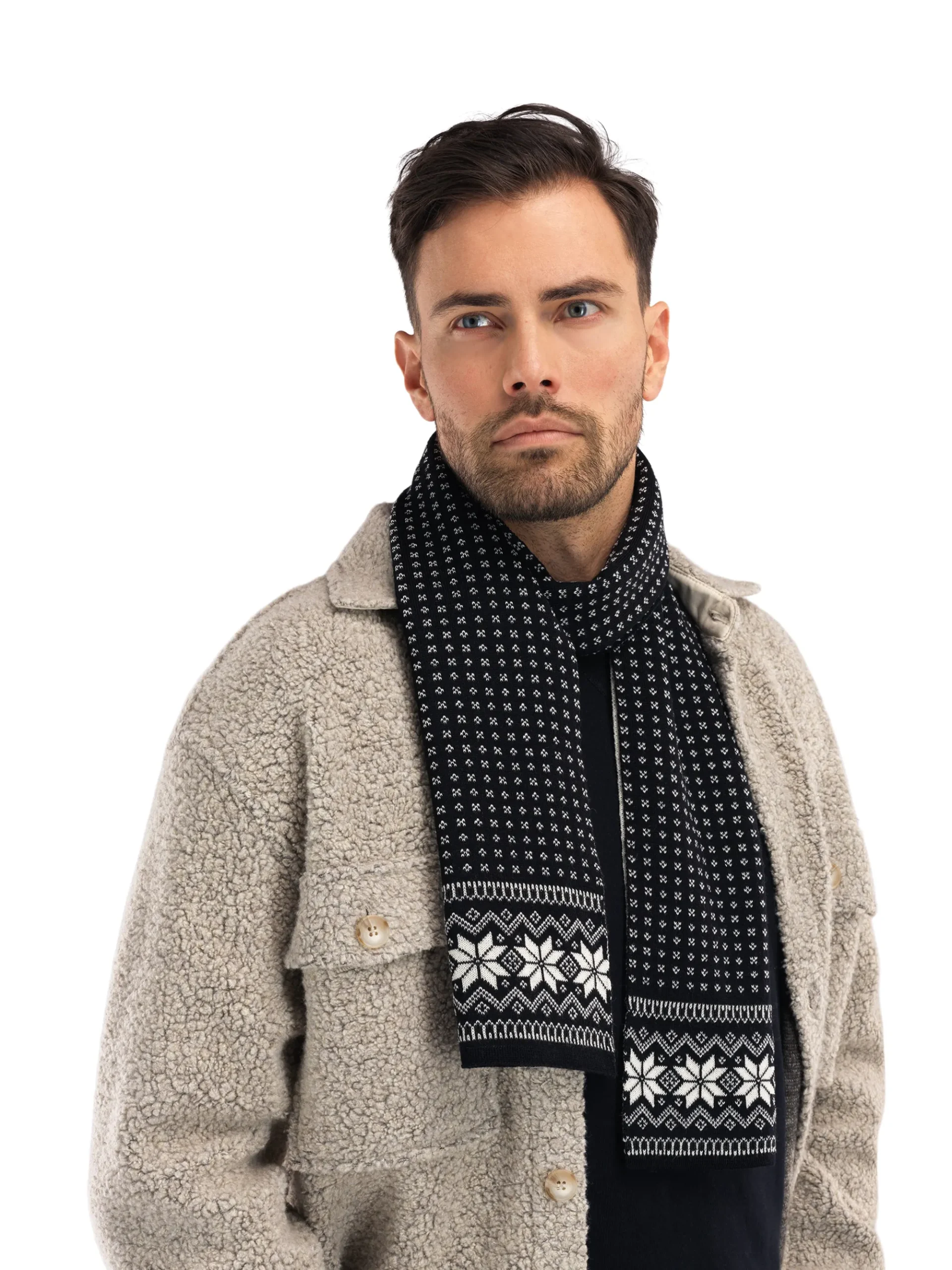 Dale of Norway Skjerf-Garmisch Ullskjerf Merino Unisex Sort