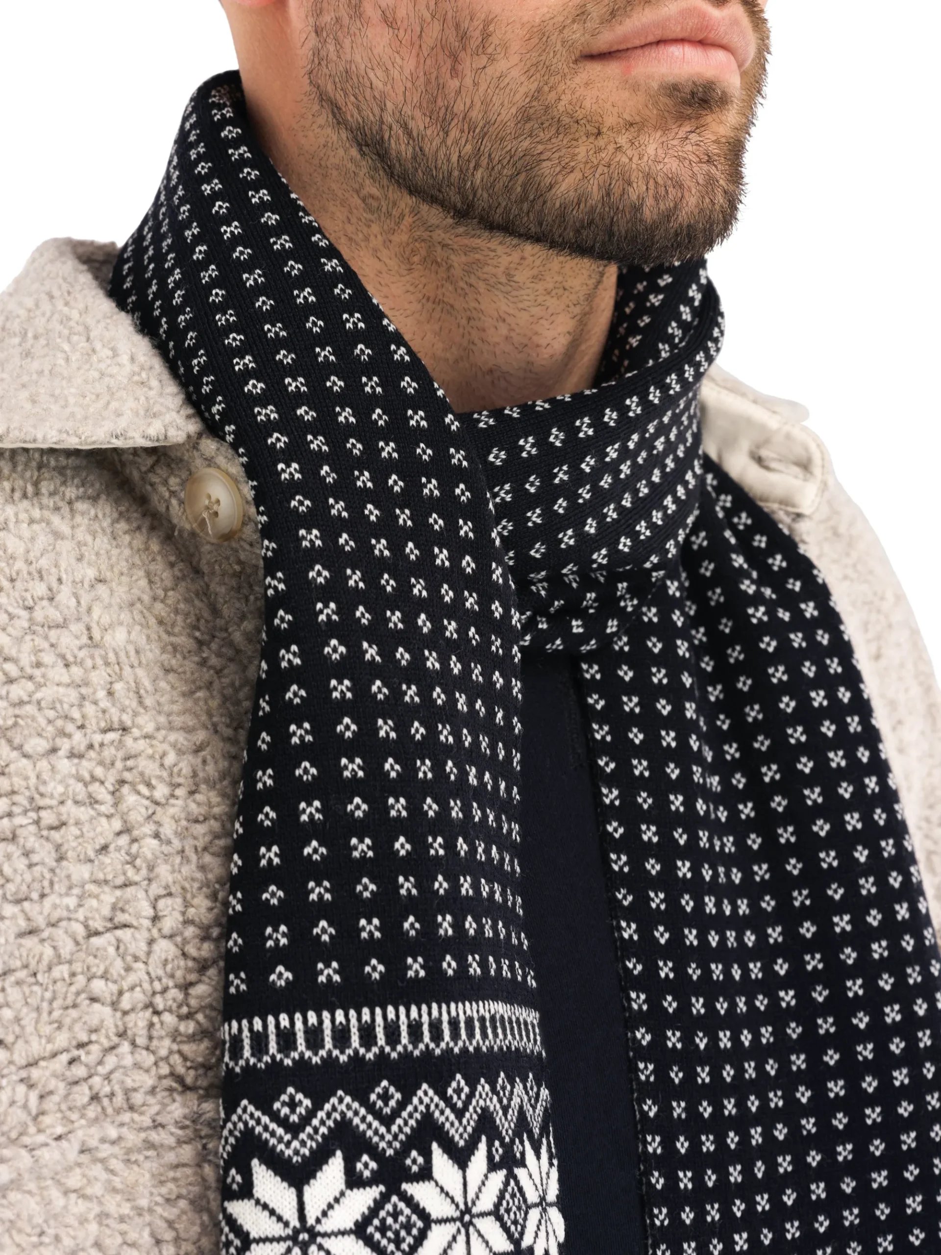 Dale of Norway Skjerf-Garmisch Ullskjerf Merino Unisex Sort