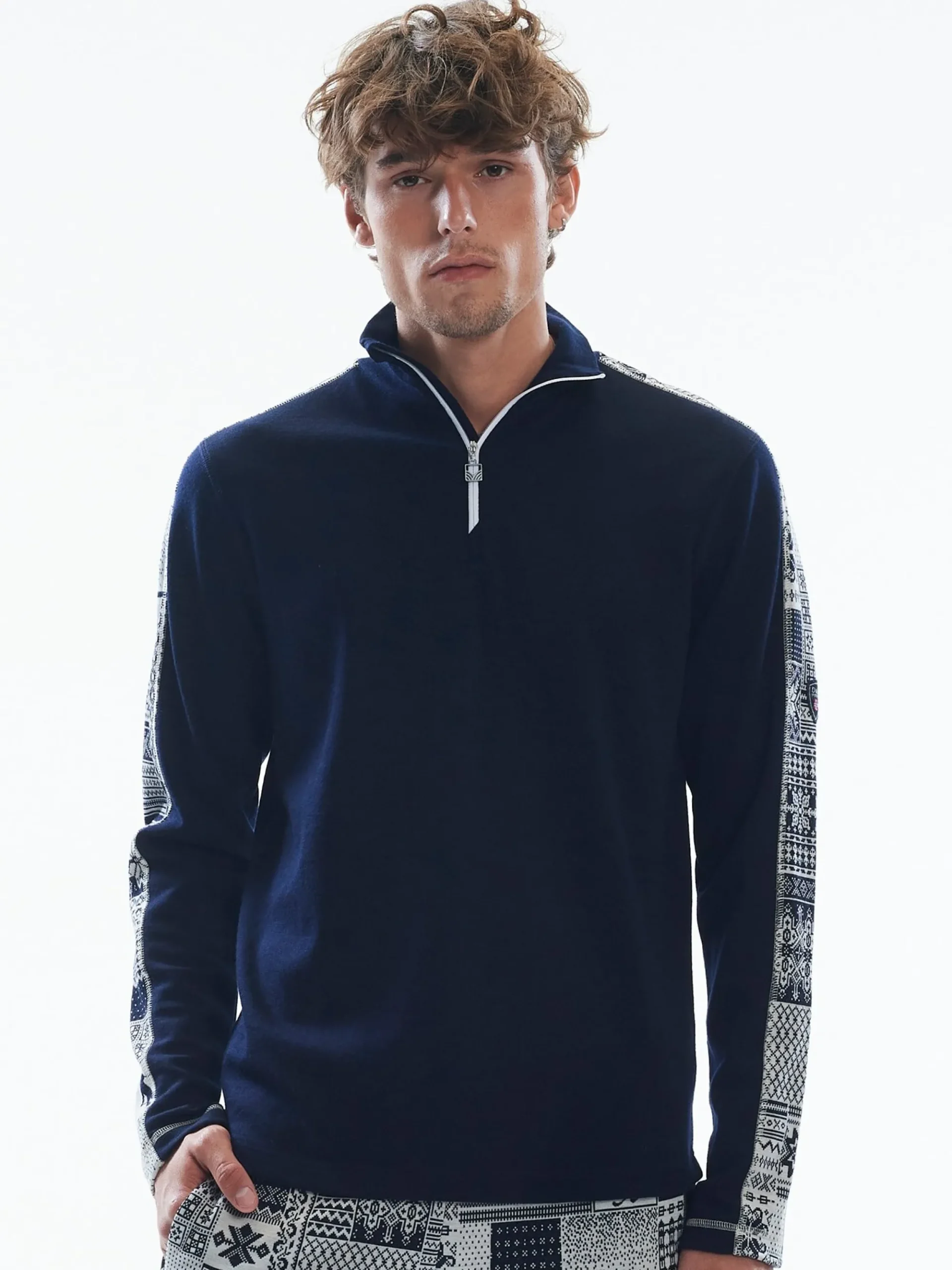 Dale of Norway Next-To-Skin-History Basic Ullgenser Merino Marinebla