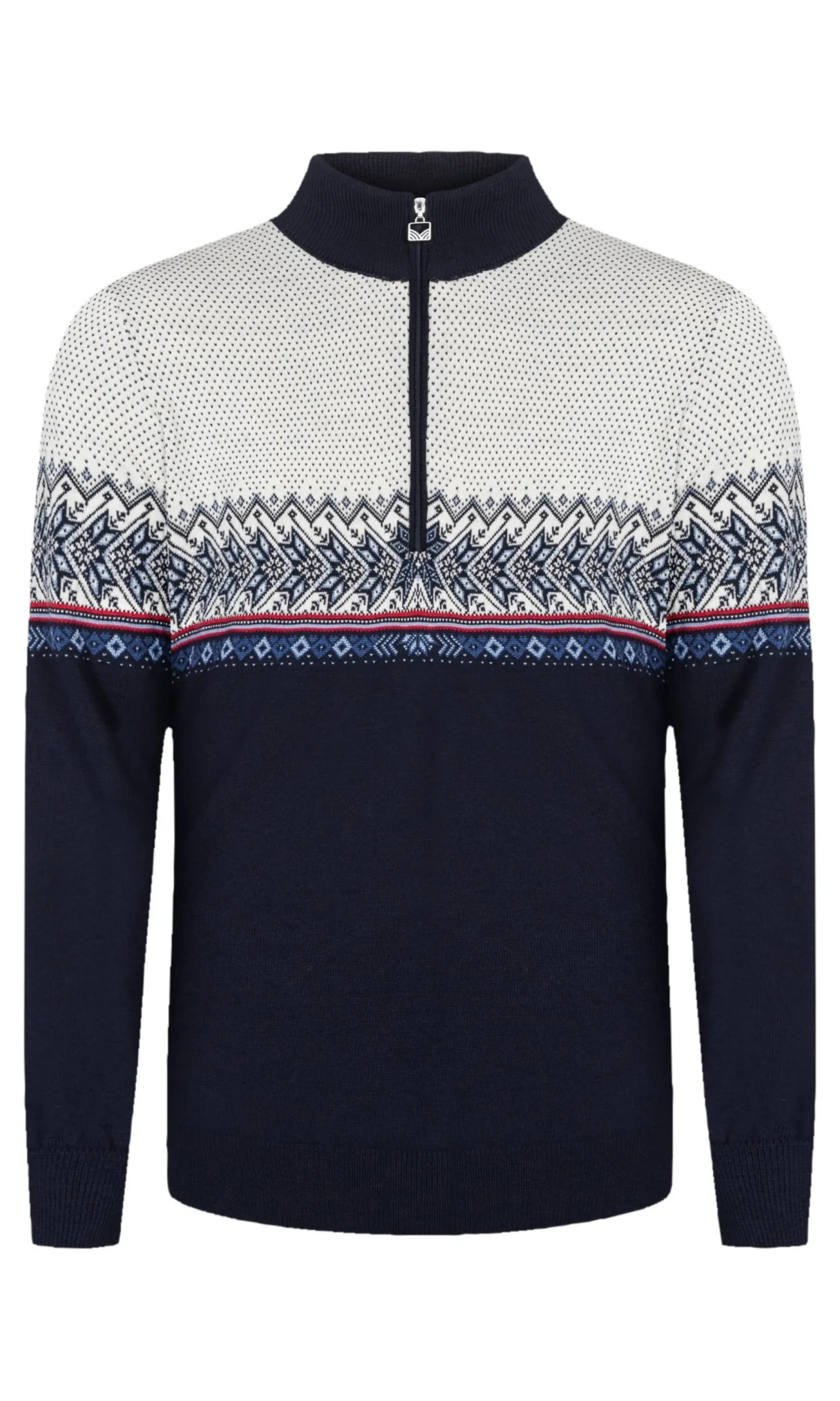 Dale of Norway Half-Zip-Hovden Ullgenser Mork Bla