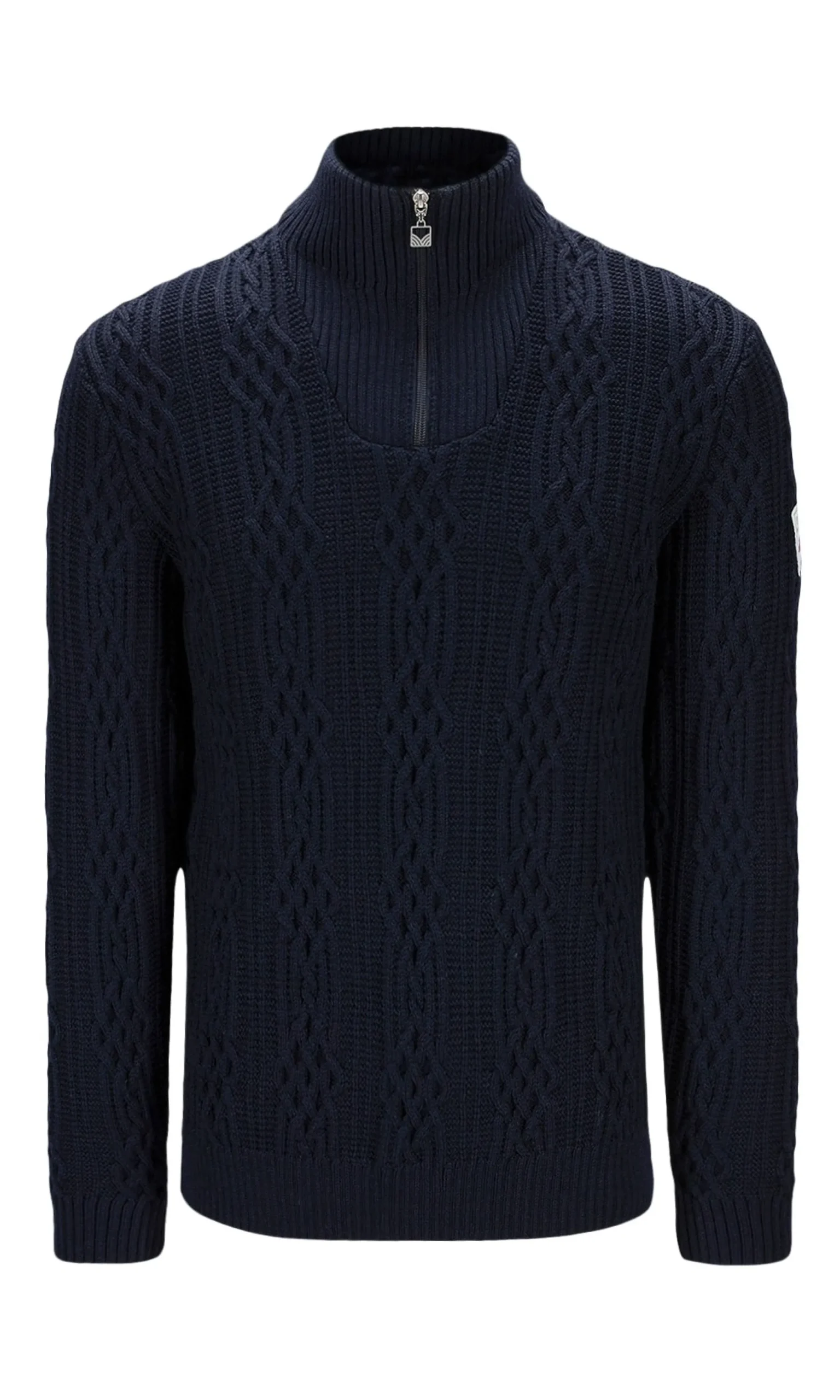 Dale of Norway Half-Zip-Hoven Ullgenser Mork Bla