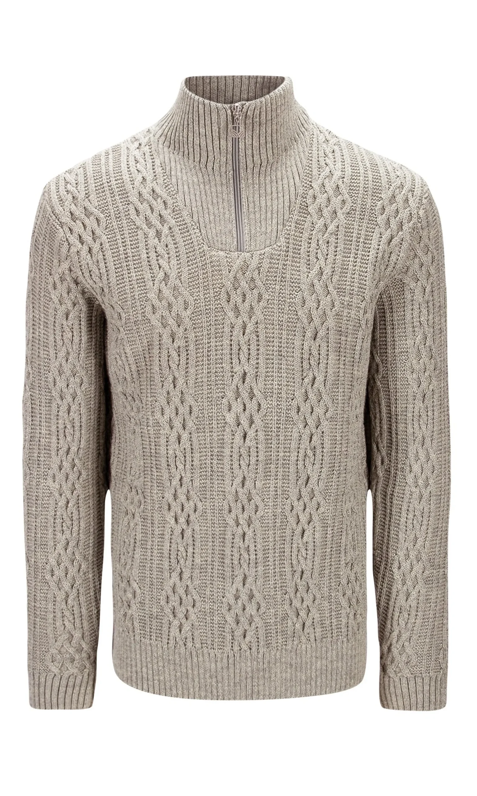 Dale of Norway Half-Zip-Hoven Ullgenser Beige