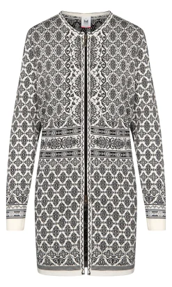 Dale of Norway Lang Ulljakke-Ingeborg Ulljakke - Merino Sort