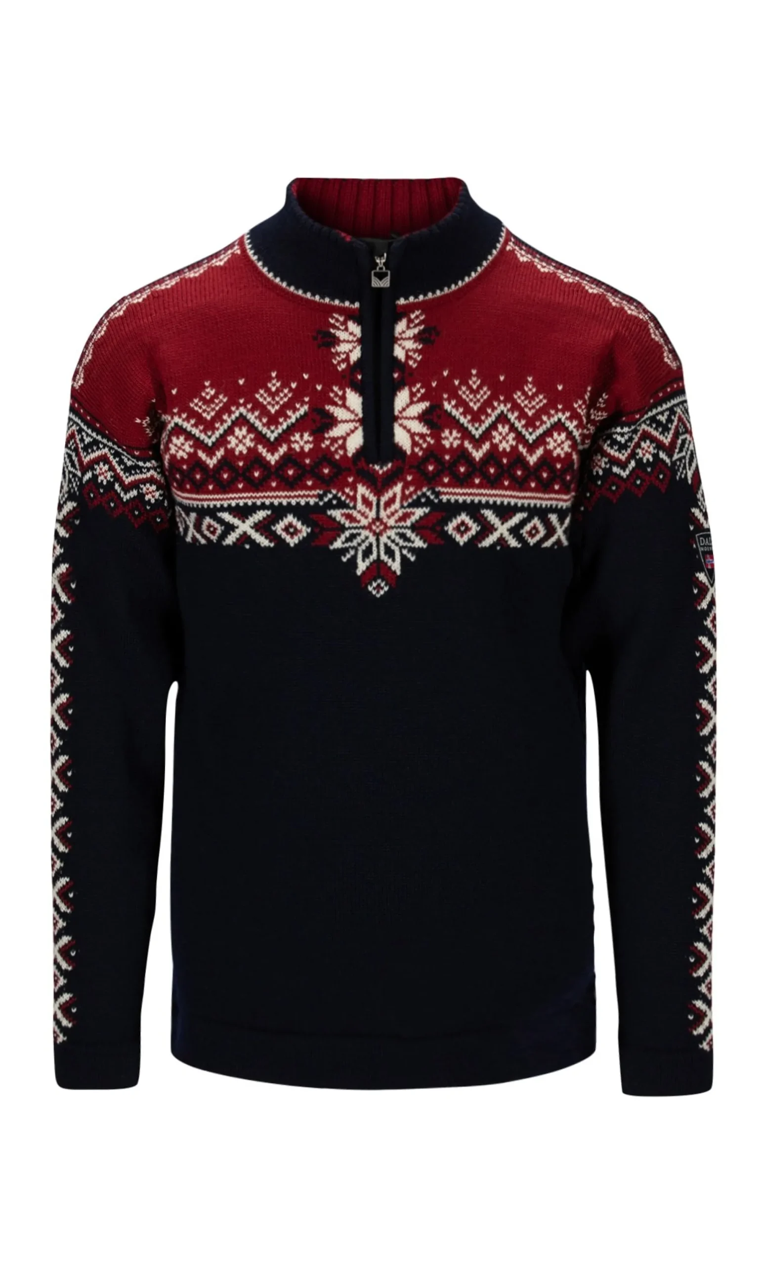 Dale of Norway Half-Zip-Jubileumsgenser 140 Ar Mork Bla