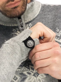 Dale of Norway Half-Zip-Jubileumsgenser 140 Ar Gra