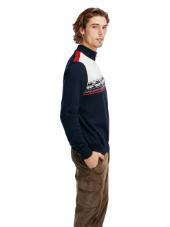 Dale of Norway Half-Zip-Liberg Herregenser Mork Bla