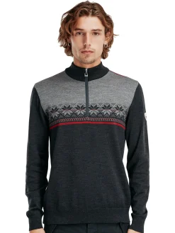 Dale of Norway Half-Zip-Liberg Herregenser Sort
