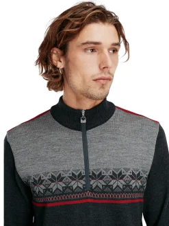 Dale of Norway Half-Zip-Liberg Herregenser Sort