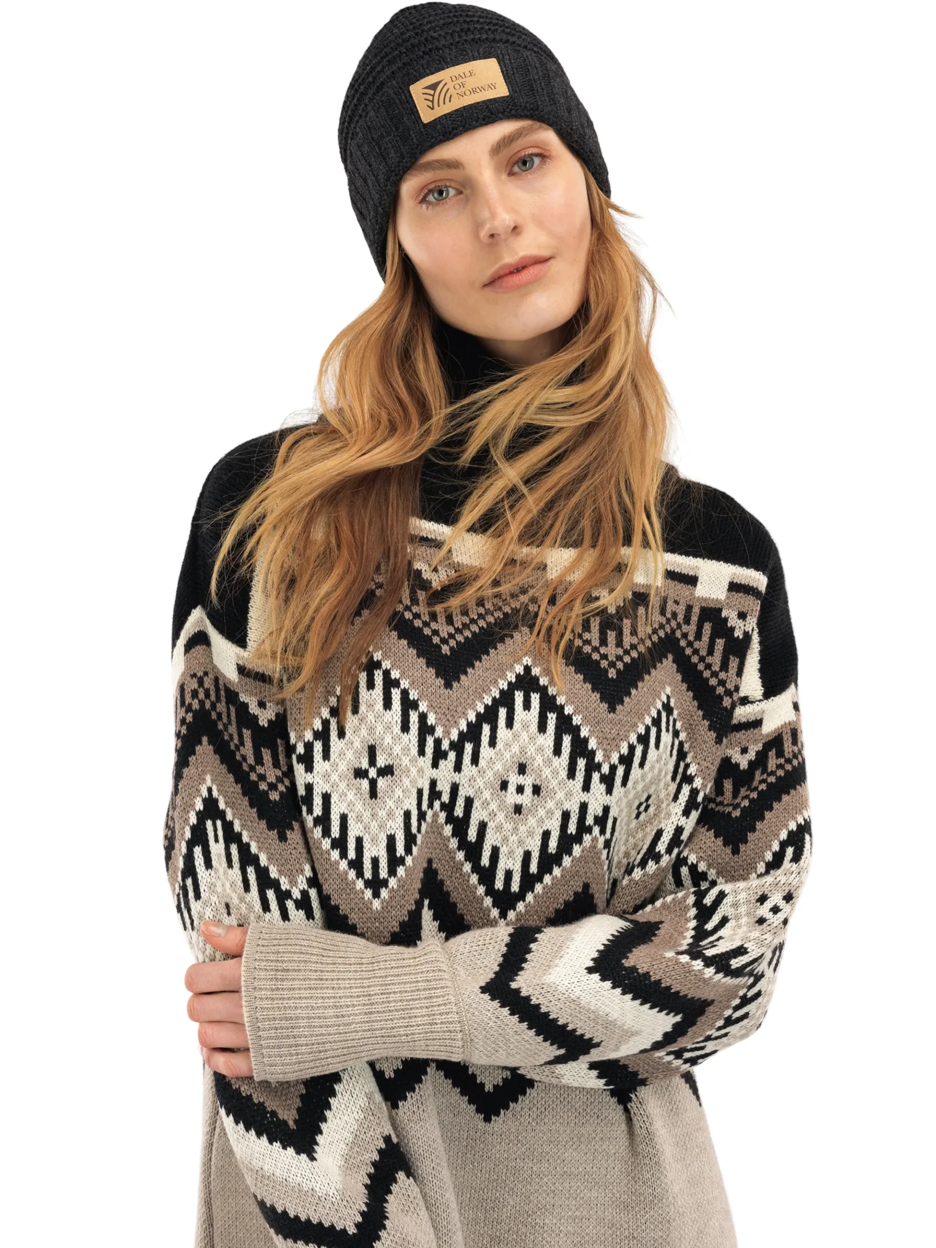 Dale of Norway Luer-Maloy Unisex Merino Ullue Mork Gra