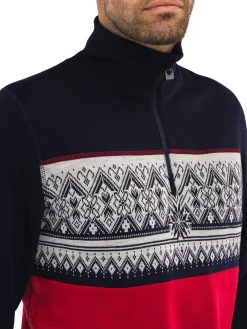 Dale of Norway Next-To-Skin-Moritz Basic Ullgenser Merino Rod / Marinebla