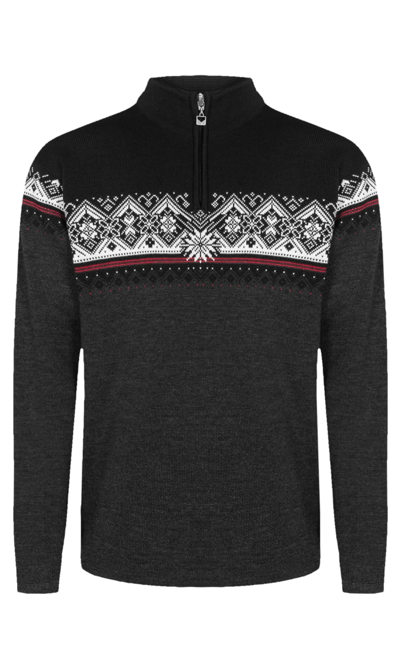 Dale of Norway Half-Zip-Moritz Ullgenser Mork Gra