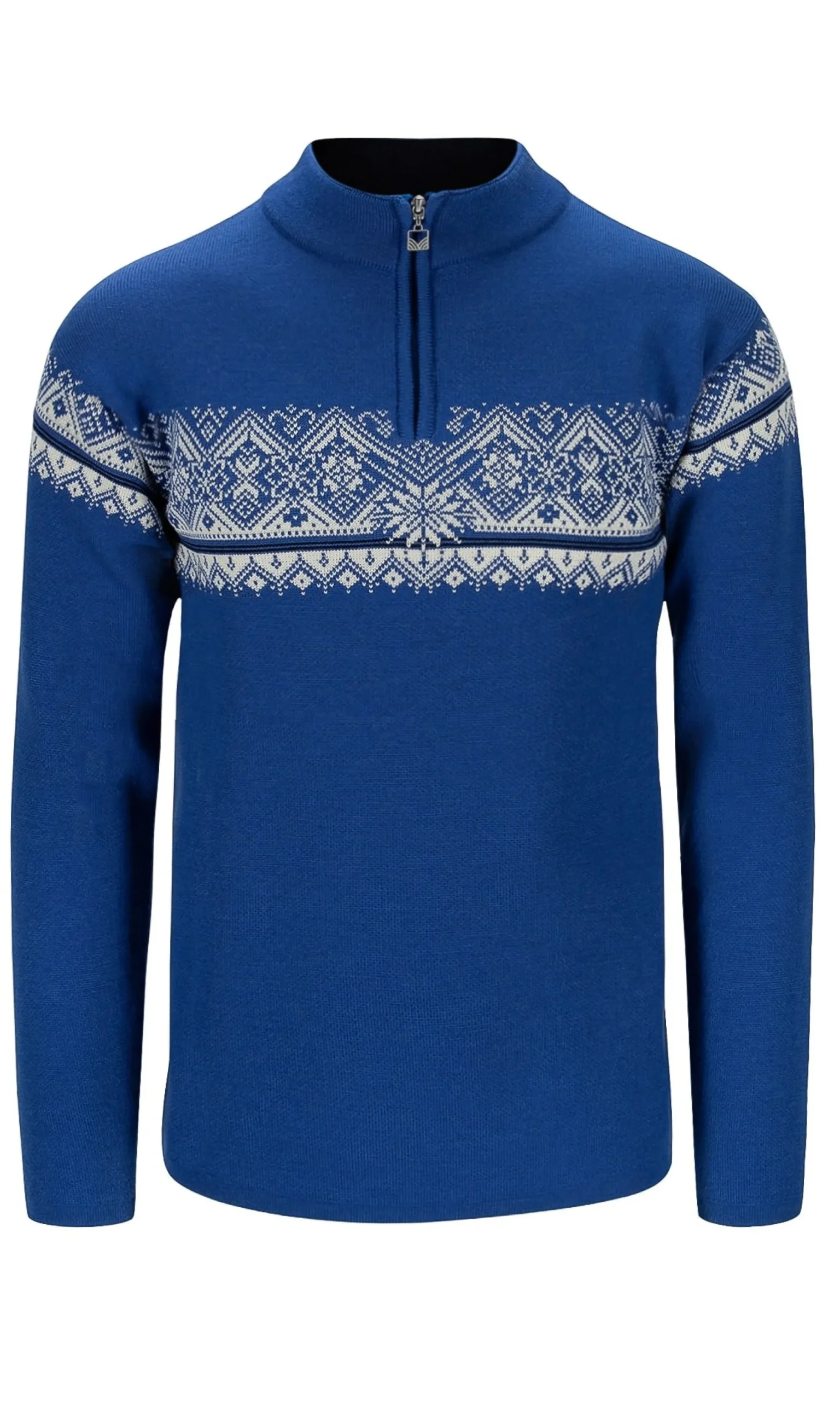 Dale of Norway Half-Zip-Moritz Ullgenser Bla/ Offwhite