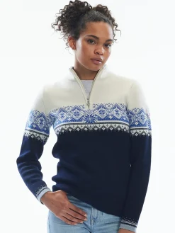 Dale of Norway Half-Zip-Moritz Ullgenser - Merino Mork Bla