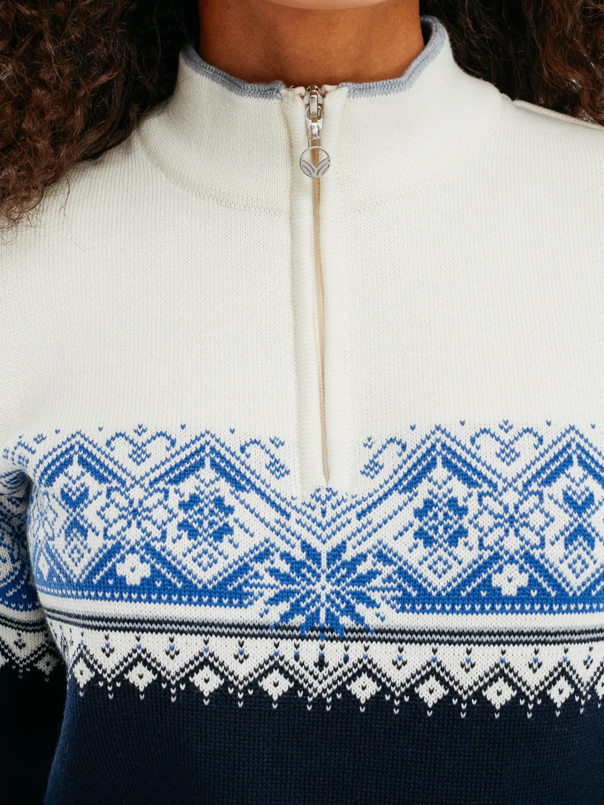 Dale of Norway Half-Zip-Moritz Ullgenser - Merino Mork Bla