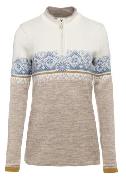 Dale of Norway Half-Zip-Moritz Ullgenser - Merino Sand Lysbla