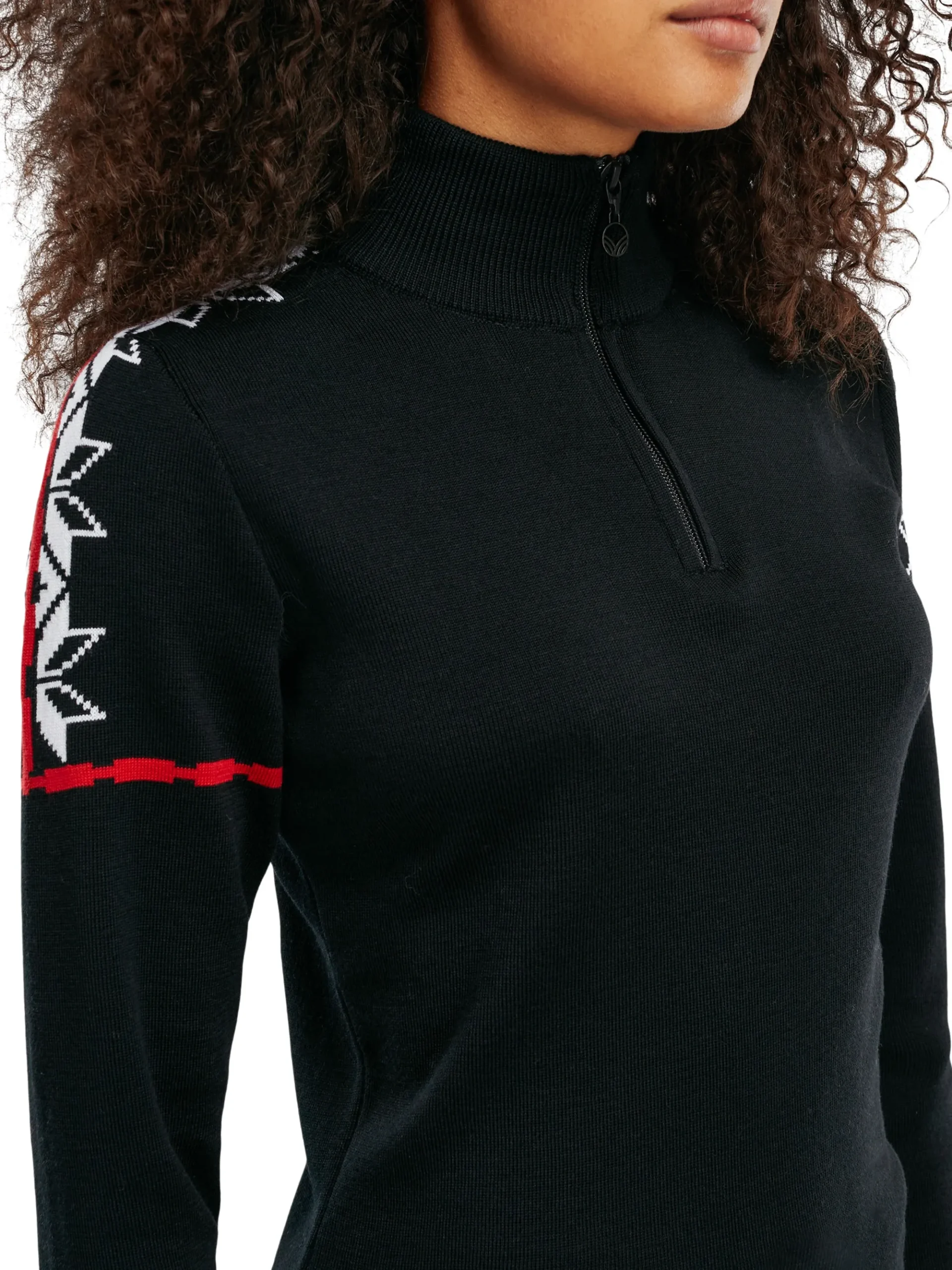 Dale of Norway Half-Zip-Mt. Blatind Ullgenser Dame - Merino Sort