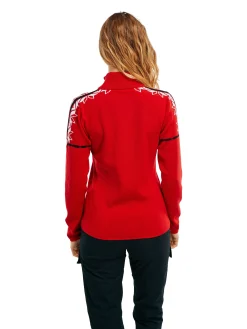 Dale of Norway Half-Zip-Mt. Blatind Ullgenser Dame - Merino Rod