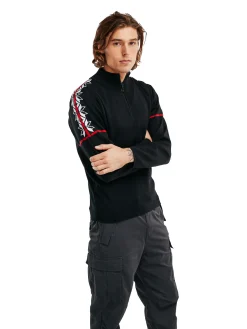 Dale of Norway Half-Zip-Mt. Blatind Ullgenser Herre - Merino Sort