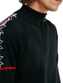 Dale of Norway Half-Zip-Mt. Blatind Ullgenser Herre - Merino Sort