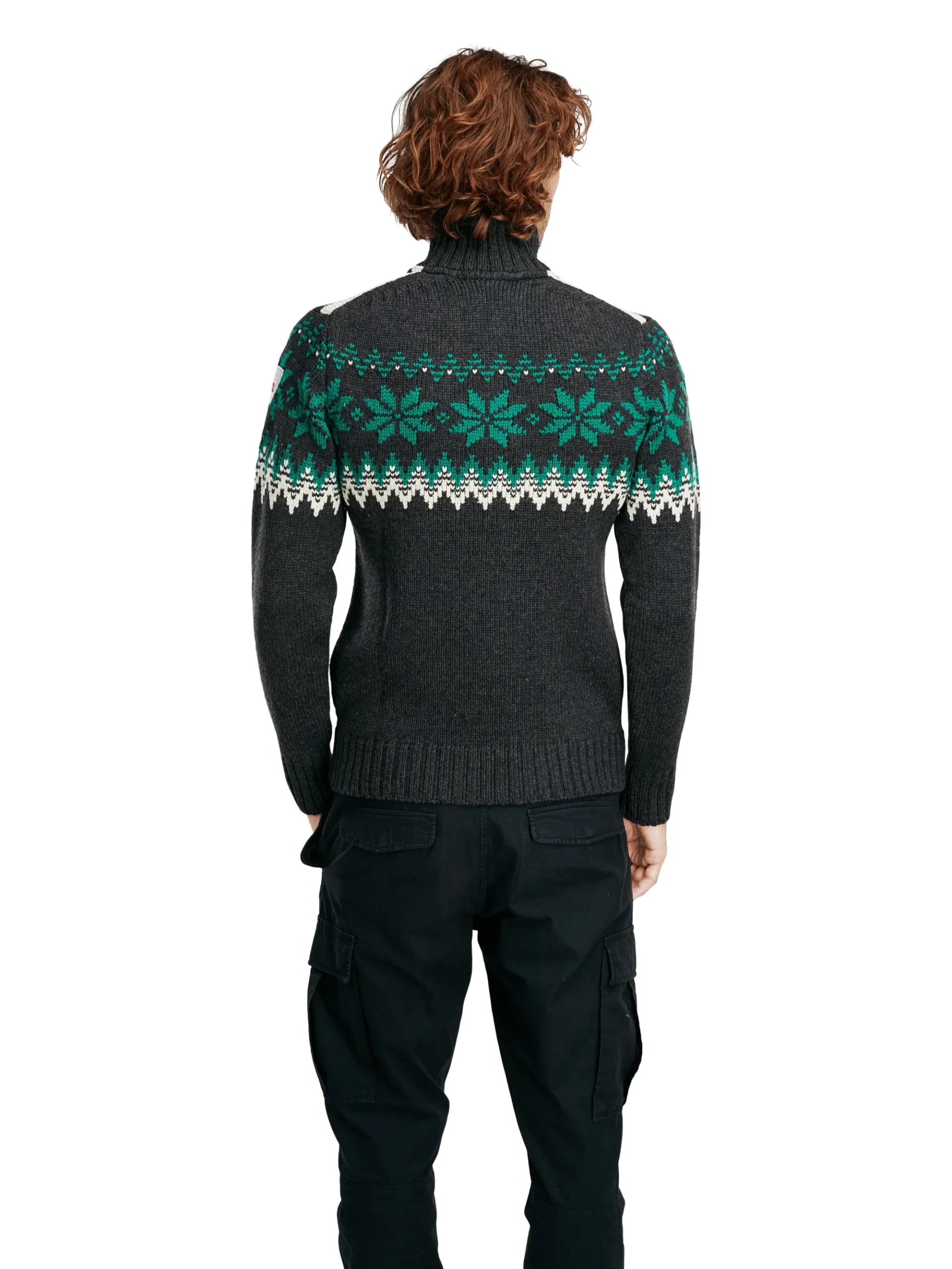 Dale of Norway Half-Zip-Myking Ullgenser Gra