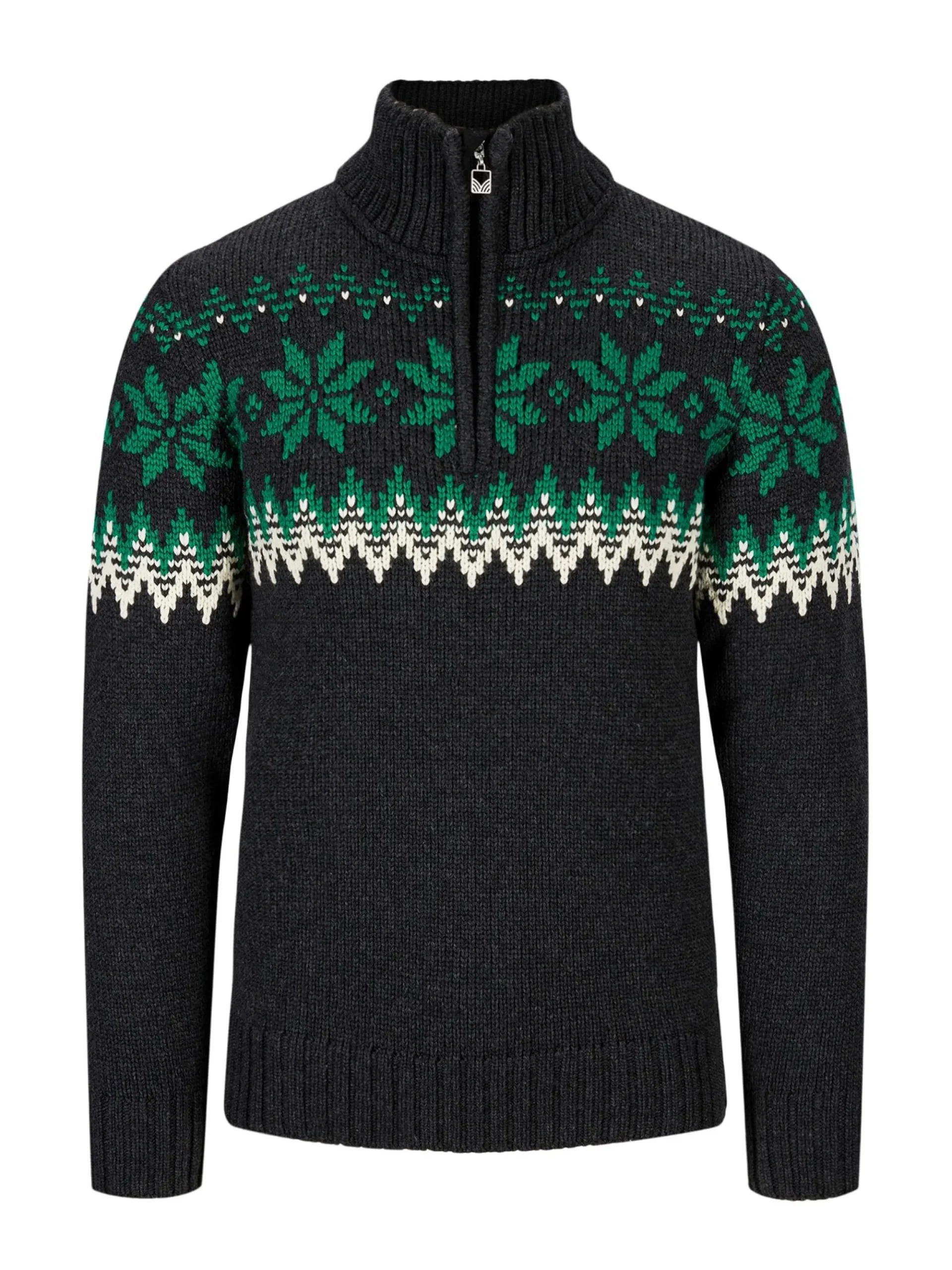 Dale of Norway Half-Zip-Myking Ullgenser Gra