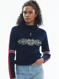Dale of Norway Half-Zip-Ol Spirit Ullgenser Navy