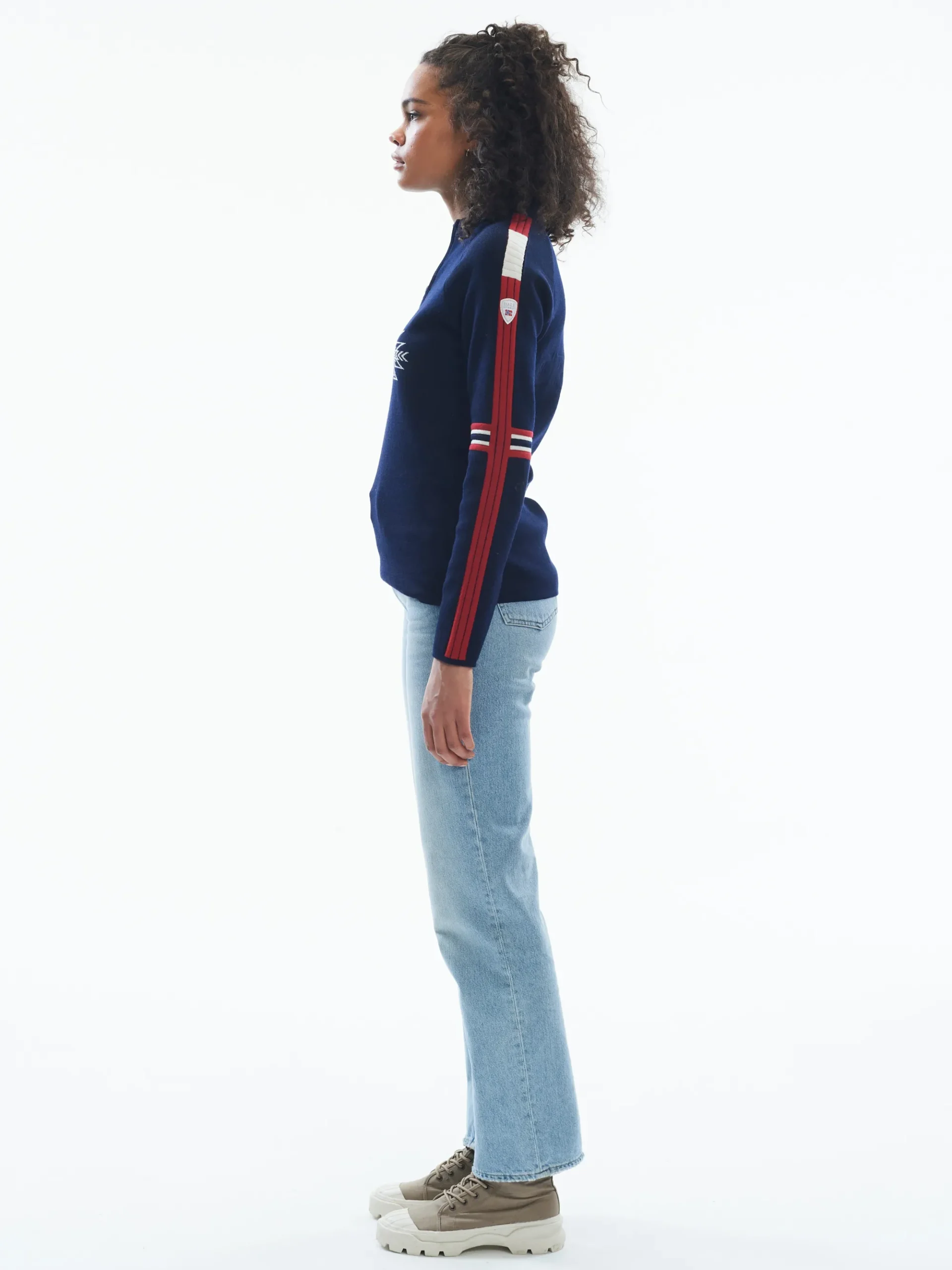 Dale of Norway Half-Zip-Ol Spirit Ullgenser Navy