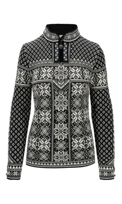 Dale of Norway Half-Zip-Peace Ullgenser Sort