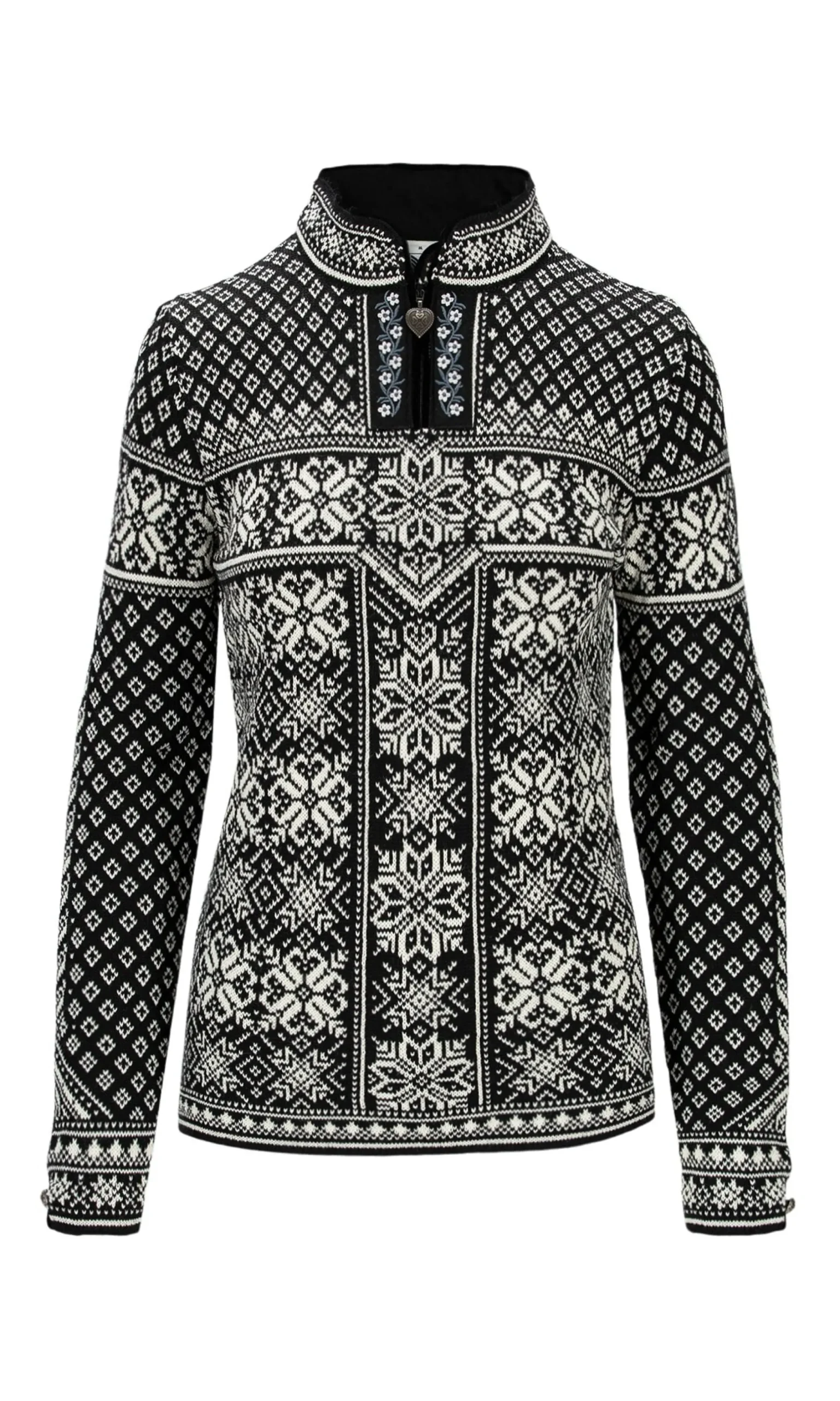 Dale of Norway Half-Zip-Peace Ullgenser Sort